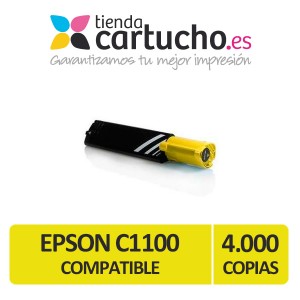Toner NEGRO EPSON C1100 compatible, sustituye al toner original EPSON C13S050190 PARA LA IMPRESORA Epson Aculaser C1100
