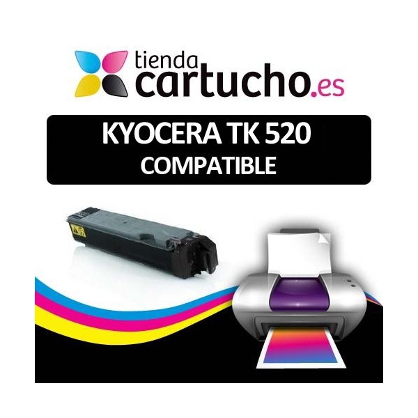 Toner NOIR KYOCERA TK 520 compatible avec Kyocera Toner NOIR KYOCERA TK 520 compatible avec Kyocera