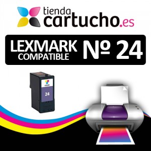 LEXMARK Nº 24 compatible PERTENENCIENTE A LA REFERENCIA Cartouches Lexmark Nº 24