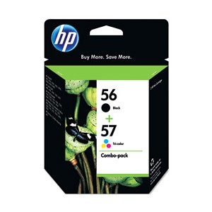 HP 56 / 57 PACK NEGRO + TRICOLOR TINTA ORIGINAL PARA LA IMPRESORA Cartouches d'encre HP Deskjet 5652