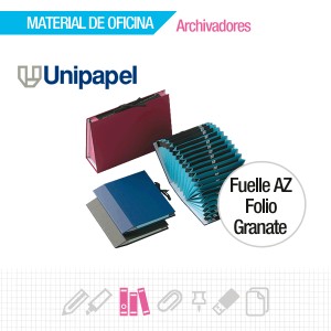 UNISYSTEMS CARPETA CLASIFICADORA ACORDEON 4º NEGRO