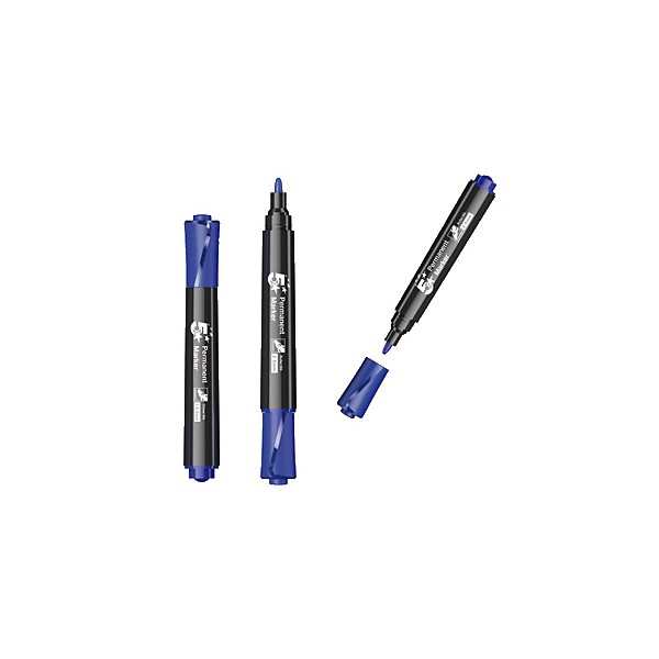 MARCADOR PERMANENTE 5* NEGRO PUNTA CÓNICA 2mm. MARCADOR PERMANENTE 5* NEGRO PUNTA CÓNICA 2mm.