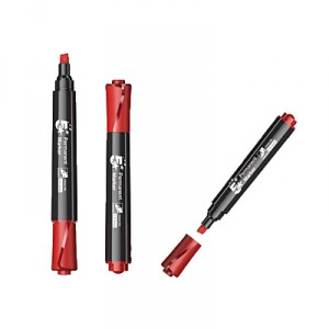 MARCADOR PERMANENTE 5* NEGRO PUNTA CÓNICA 2mm.