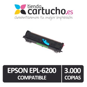 Toner EPSON EPL-6200 (3.000pag.) compatible, sustituye al toner original Epson REF. S050167 PERTENENCIENTE A LA REFERENCIA Toner Epson EPL 6200