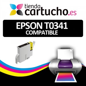 Cartucho compatible Epson T0341 Negro PERTENENCIENTE A LA REFERENCIA Encre Epson T0341/2/3/4/5/6/7/8