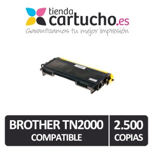 Toner negro compatible brother tn2000 tn2005, sustituye al toner original brother tn-2000 PARA LA IMPRESORA Xerox Docuprint 203A
