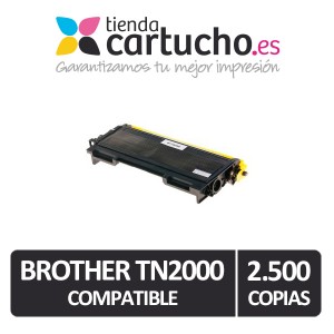 Toner negro compatible brother tn2000 tn2005, sustituye al toner original brother tn-2000 PARA LA IMPRESORA Toner imprimante Brother HL-2035