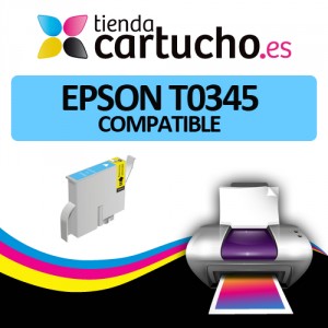 Cartucho compatible Epson T0345 Light Cyan PERTENENCIENTE A LA REFERENCIA Encre Epson T0341/2/3/4/5/6/7/8