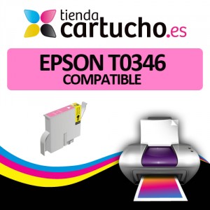 Cartucho compatible Epson T0346 Light Magenta PERTENENCIENTE A LA REFERENCIA Encre Epson T0341/2/3/4/5/6/7/8
