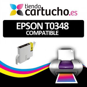 Cartucho compatible Epson T0348 Negro Mate PARA LA IMPRESORA Epson Stylus Photo 2200