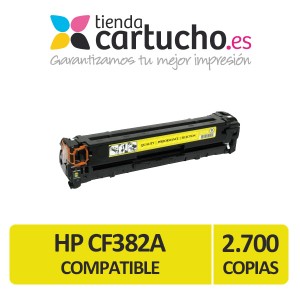 Toner HP CF382 Amarillo Compatible PARA LA IMPRESORA Toner HP LaserJet Pro 400 color MFP M476dw
