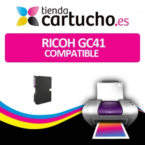 Cartucho de Gel Ricoh GC41 Magenta Compatible PARA LA IMPRESORA Cartouches Ricoh Aficio SG7100DN