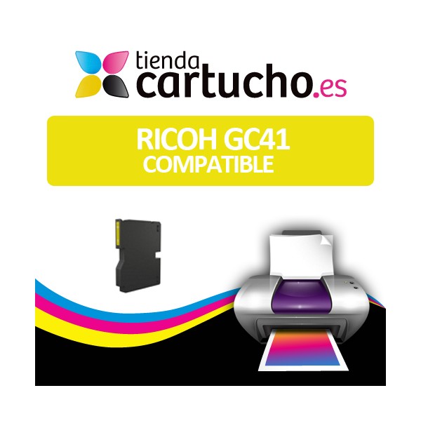 Cartouche de Gel Ricoh GC41 Jaune Compatible Cartouche de Gel Ricoh GC41 Jaune Compatible