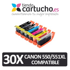 Pack 25 cartuchos Canon PG-550 / CL-551 PARA LA IMPRESORA Cartouches d'encre Canon Pixma MG7550