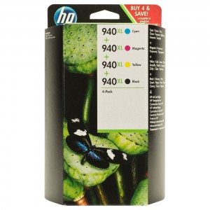 Hp 940XL pack ahorro de 4 cartuchos originales (HP C2N93AE) PARA LA IMPRESORA HP OfficeJet Pro 8500A Plus