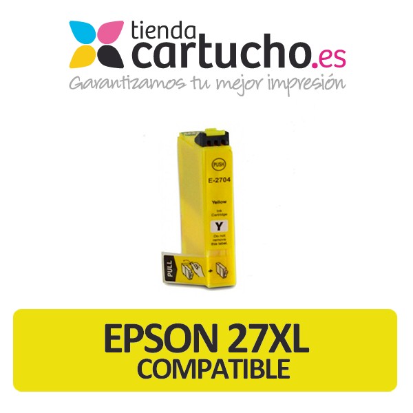 Epson 27XL jaune, cartouche d'encre compatible (Epson T2714) Epson 27XL jaune, cartouche d'encre compatible (Epson T2714)