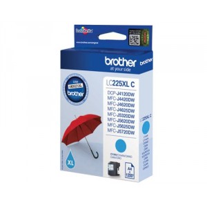 Brother LC225 cyan cartucho de tinta original PARA LA IMPRESORA Cartouches d'encre Brother MFC-J4625DW