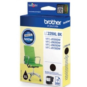 Brother LC229 negro cartucho de tinta original PARA LA IMPRESORA Cartouches d'encre Brother MFC-J5625DW