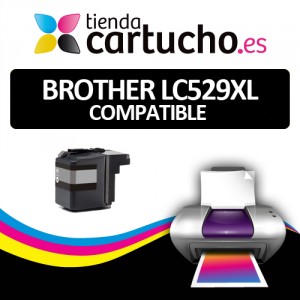 Cartucho Negro Brother LC529XL Compatible PARA LA IMPRESORA Cartouches d'encre Brother DCP-J100
