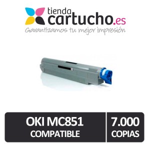 Toner OKI MC851 / MC861 Negro Compatible PARA LA IMPRESORA Toner OKI MC851cdtn