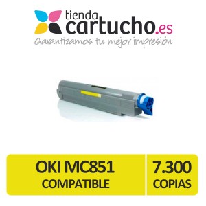 Toner OKI MC851 / MC861 Amarillo Compatible PARA LA IMPRESORA Toner OKI MC851dn