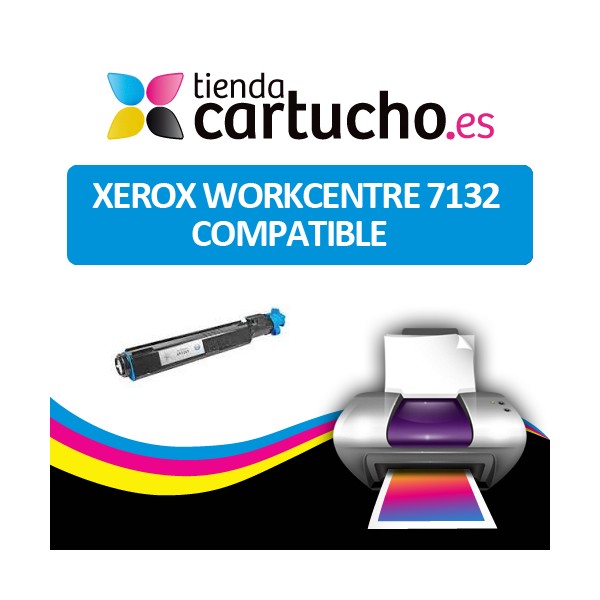 Toner Xerox WorkCentre 7132 Compatible Cyan Toner Xerox WorkCentre 7132 Compatible Cyan