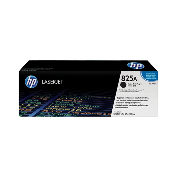 Cartouche de Toner HP 825A - CB390A Noir original 19500 pages Cartouche de Toner HP 825A - CB390A Noir original 19500 pages
