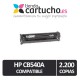 Toner NEGRO HP CB540 compatible, sustituye al toner original CB540A