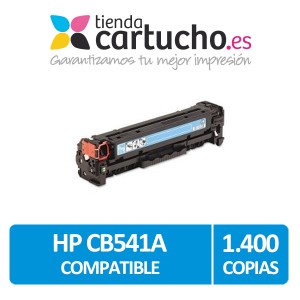 Toner NEGRO HP CB540 compatible, sustituye al toner original CB540A PARA LA IMPRESORA Toner HP Color LaserJet CP1215