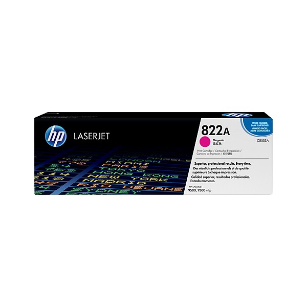 Cartouche de Toner HP 822A - C8553A Magenta original 25000 pages Cartouche de Toner HP 822A - C8553A Magenta original 25000 pages
