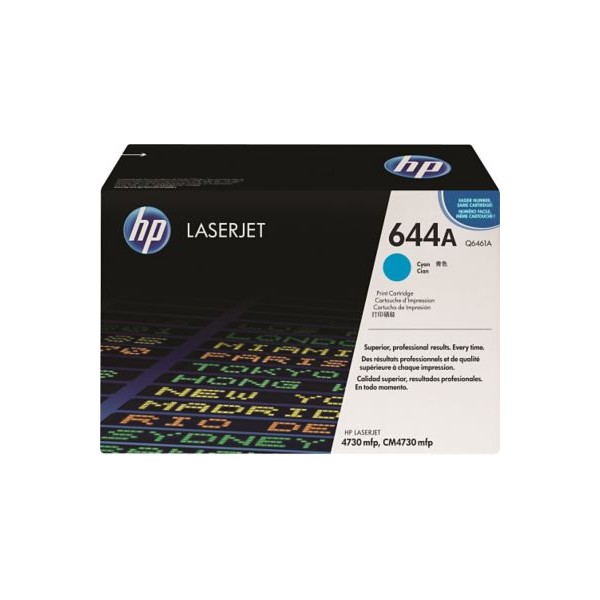 Cartouche de Toner HP 644A - Q6461A Cian original 12000 pages Cartouche de Toner HP 644A - Q6461A Cian original 12000 pages