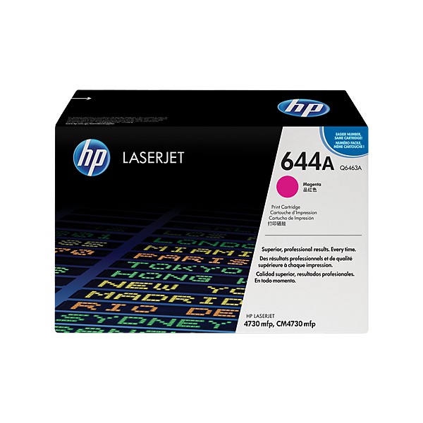 Cartouche de Toner HP 644A - Q6463A Magenta original 12000 pages Cartouche de Toner HP 644A - Q6463A Magenta original 12000 pages
