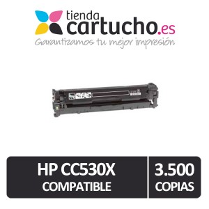 Toner NEGRO HP CB530 compatible, sustituye al toner original CB530A PARA LA IMPRESORA Canon I-Sensys LBP 7200