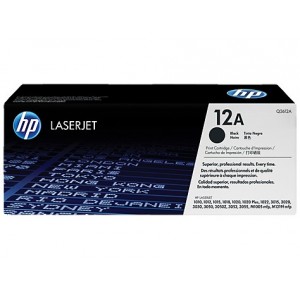 Cartucho de Toner HP 12A - Q2612A Negro original 2000 páginas PARA LA IMPRESORA Toner HP LaserJet 3052