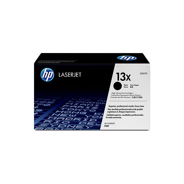 Cartouche de Toner HP 13X - Q2613X Noir original de grande capacité 4000 pages Cartouche de Toner HP 13X - Q2613X Noir original de grande capacité 4000 pages