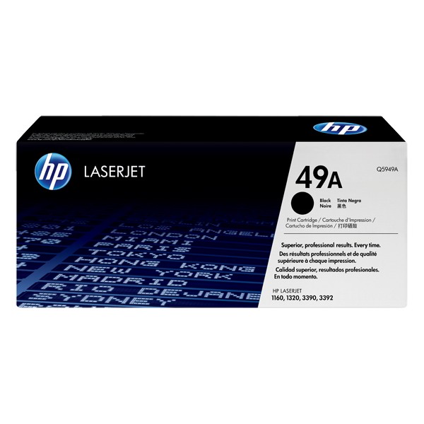 Cartouche de Toner HP 49A - Q5949A Noir original 2500 pages Cartouche de Toner HP 49A - Q5949A Noir original 2500 pages