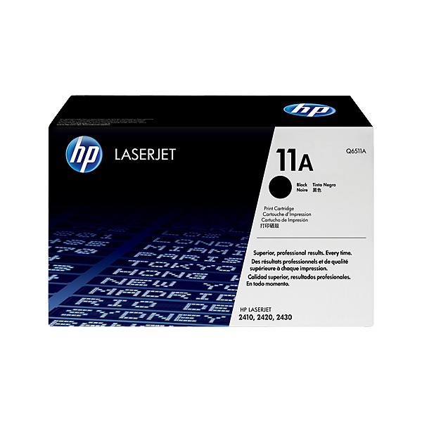 Cartouche de Toner HP 11A - Q6511A Noir original 6000 pages Cartouche de Toner HP 11A - Q6511A Noir original 6000 pages