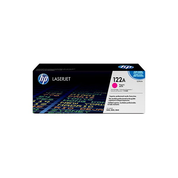 Cartouche de Toner HP 122A - Q3963A Magenta original 4000 pages Cartouche de Toner HP 122A - Q3963A Magenta original 4000 pages
