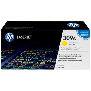 Cartucho de Toner HP 309A - Q2672A Amarillo original 4000 páginas PARA LA IMPRESORA Toner HP Color LaserJet 3500