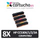 PACK 4 (ELIJA COLORES) CARTUCHOS COMPATIBLES HP CB530/1/2/3