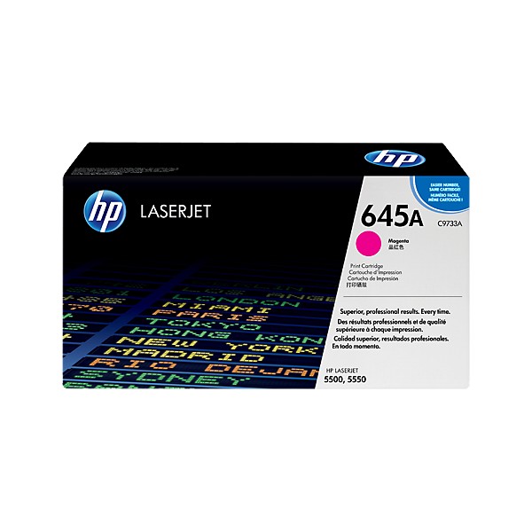 Cartouche de Toner HP 645A - C9733A Magenta original 12000 pages Cartouche de Toner HP 645A - C9733A Magenta original 12000 pages