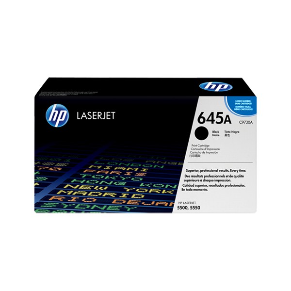 Cartouche de Toner HP 645A - C9730A Noir original 13000 pages Cartouche de Toner HP 645A - C9730A Noir original 13000 pages