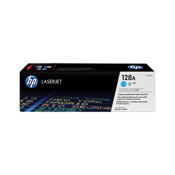 Cartouche de Toner HP 128A - CE321A Cian original 1300 pages Cartouche de Toner HP 128A - CE321A Cian original 1300 pages