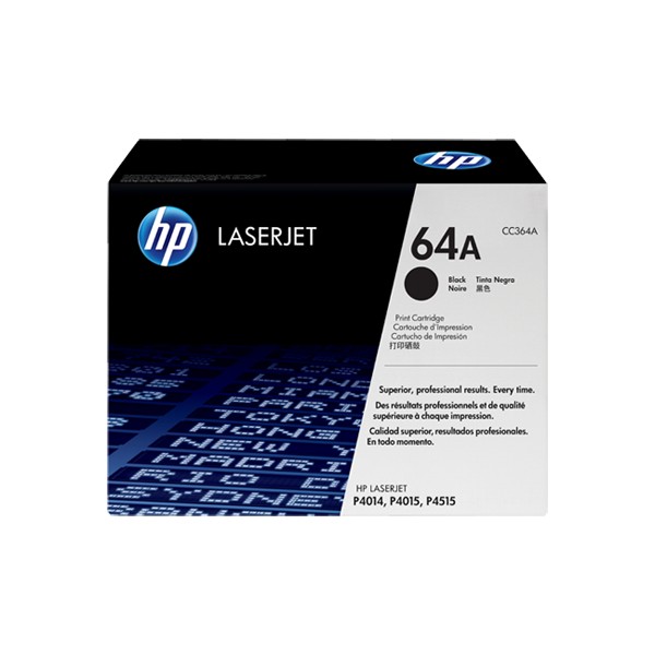 Cartouche de Toner HP 64A - CC364A Noir original 10000 pages Cartouche de Toner HP 64A - CC364A Noir original 10000 pages