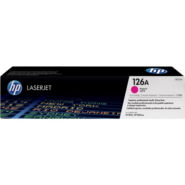 Cartouche de Toner HP 126A - CE313A Magenta original 1000 pages Cartouche de Toner HP 126A - CE313A Magenta original 1000 pages