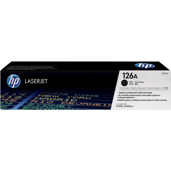Cartouche de Toner HP 126A - CE310A original 1200 pages Cartouche de Toner HP 126A - CE310A original 1200 pages