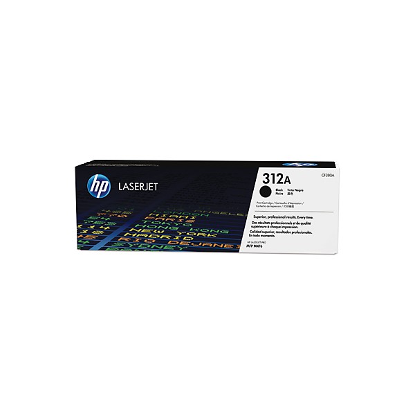 Cartouche de Toner HP 312A - CF380A Noir original 2400 pages Cartouche de Toner HP 312A - CF380A Noir original 2400 pages