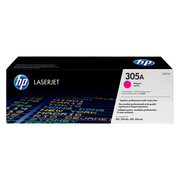 Cartouche de Toner HP 305A - CE413A Magenta original 2600 pages Cartouche de Toner HP 305A - CE413A Magenta original 2600 pages
