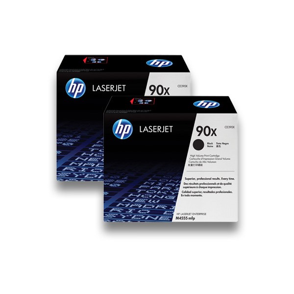 Pack ahorro 2 Cartouches de Toner HP 90X - CE390XD Noir original 24000 pages cada toner Pack ahorro 2 Cartouches de Toner HP 90X - CE390XD Noir original 24000 pages cada toner