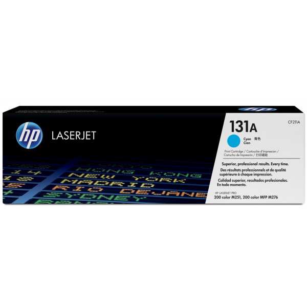 Cartouche de Toner HP 131A - CF211A Cian original 1800 pages Cartouche de Toner HP 131A - CF211A Cian original 1800 pages